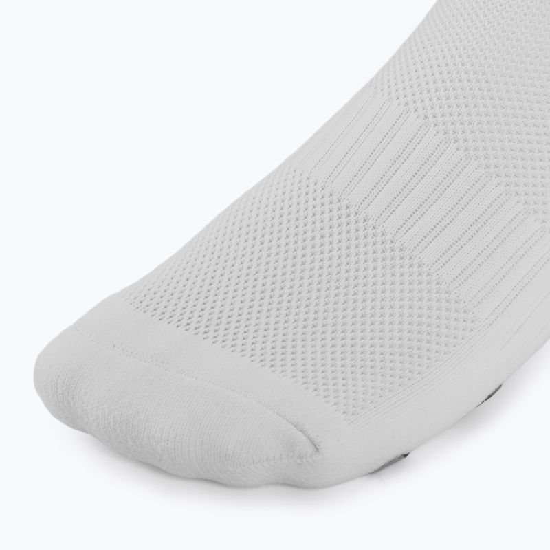 Dětské fotbalové ponožky OneTeam Precision Grip non-slip 2-pack white 4