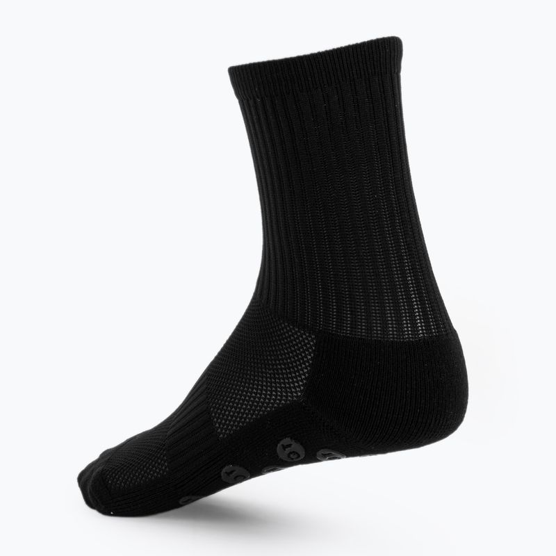 Dětské fotbalové ponožky OneTeam Precision Grip non-slip 2-pack black 2