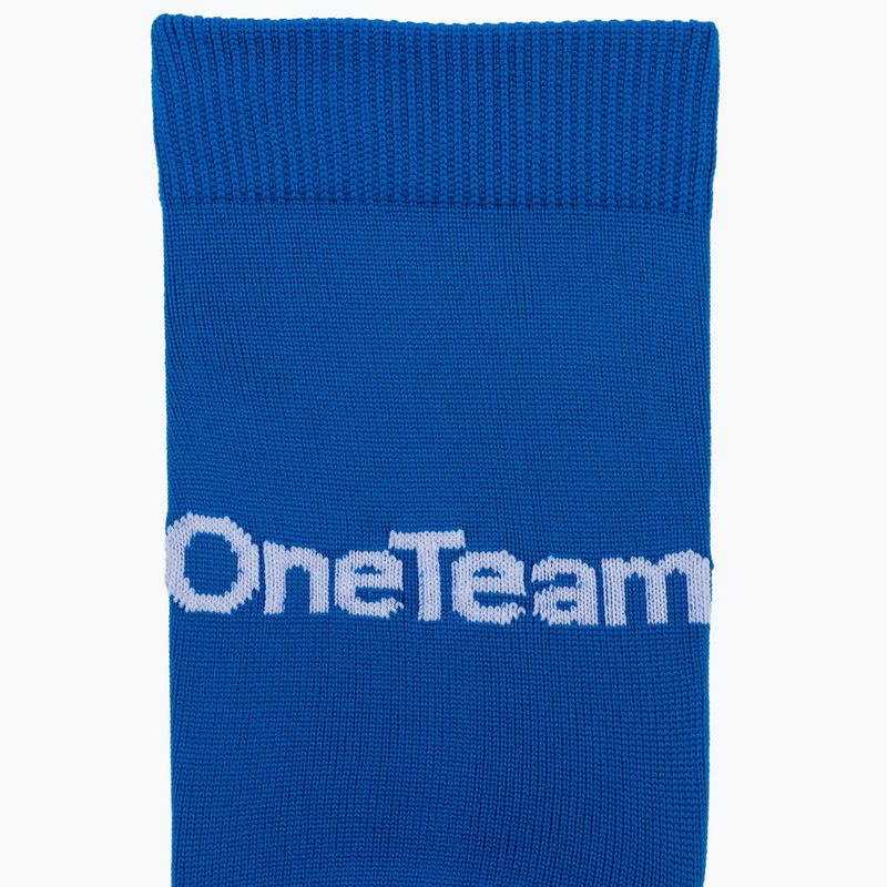 Dětské fotbalové ponožky OneTeam Precision football socks sada 2-pack modrá 3