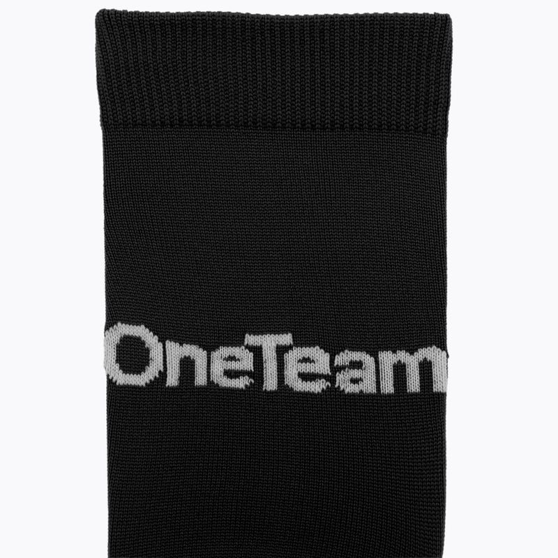 Dětské fotbalové ponožky OneTeam Precision football socks sada 2-pack černá 3