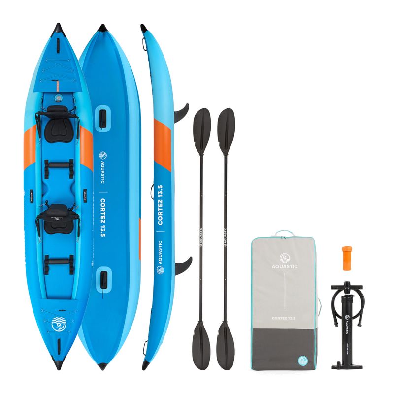 Nafukovací kajak pro 2 osoby AQUASTIC Cortez 13'5" 410 cm blue 18