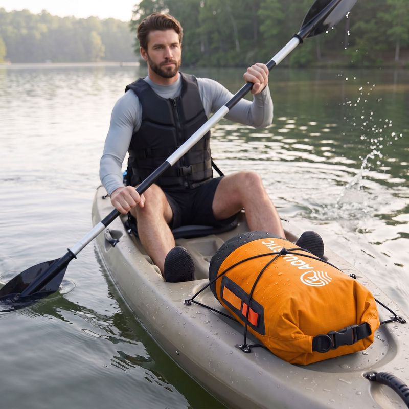 Vodotěsný vak AQUASTIC Dry Bag 8 l Nylon/TPU orange 2
