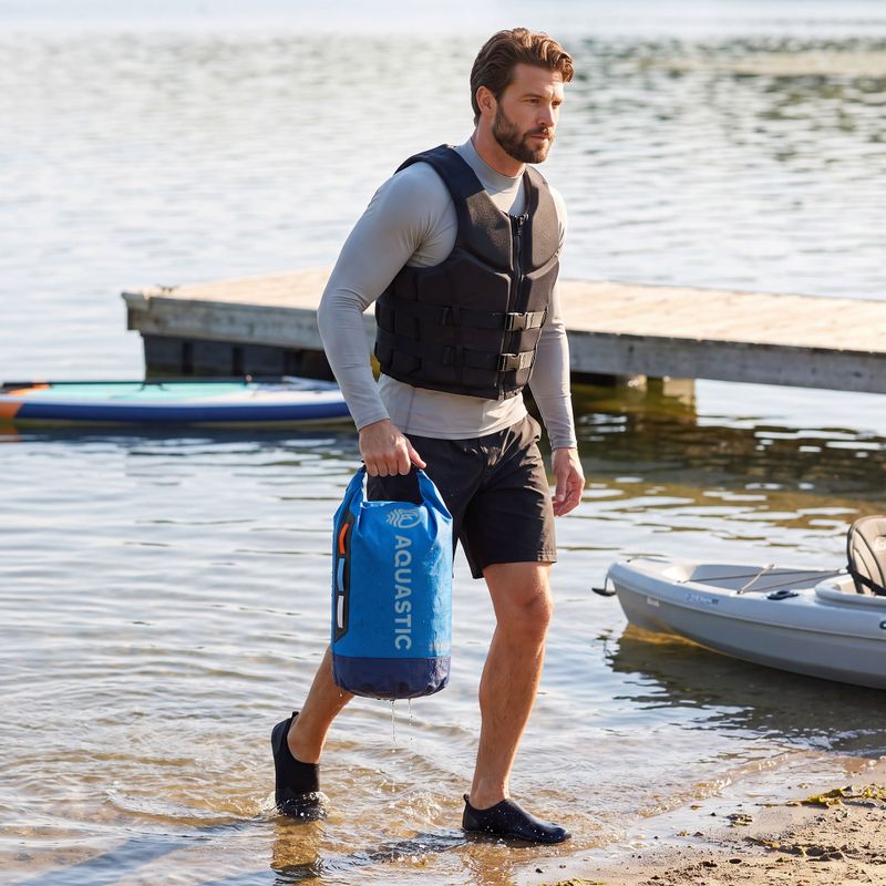 Vodotěsný vak AQUASTIC Dry Bag 13 l Nylon/TPU blue 5