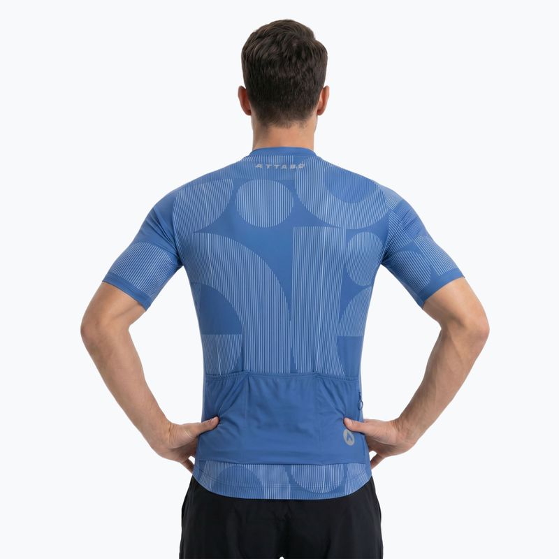 Pánské cyklistické tričko ATTABO Vites navy blue 2