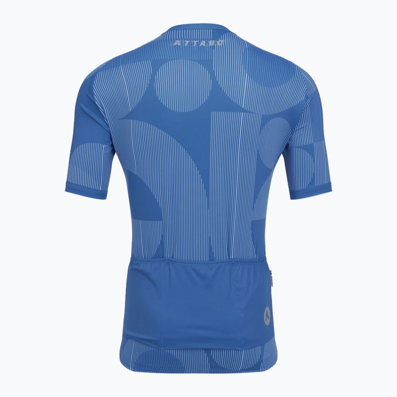 Pánské cyklistické tričko ATTABO Vites navy blue 2