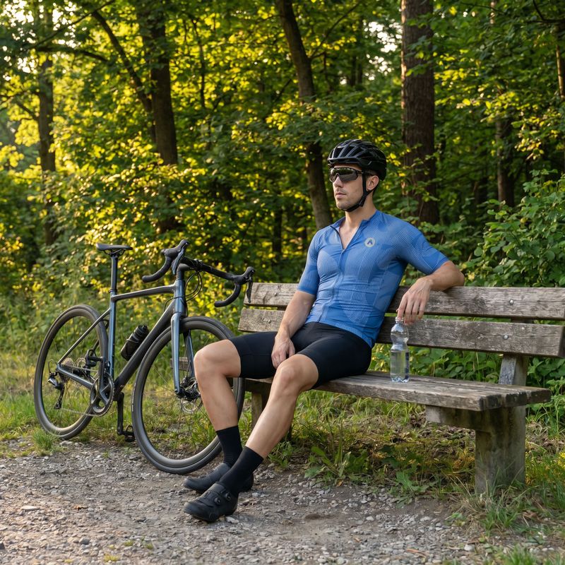 Pánské cyklistické tričko ATTABO Vites navy blue 12