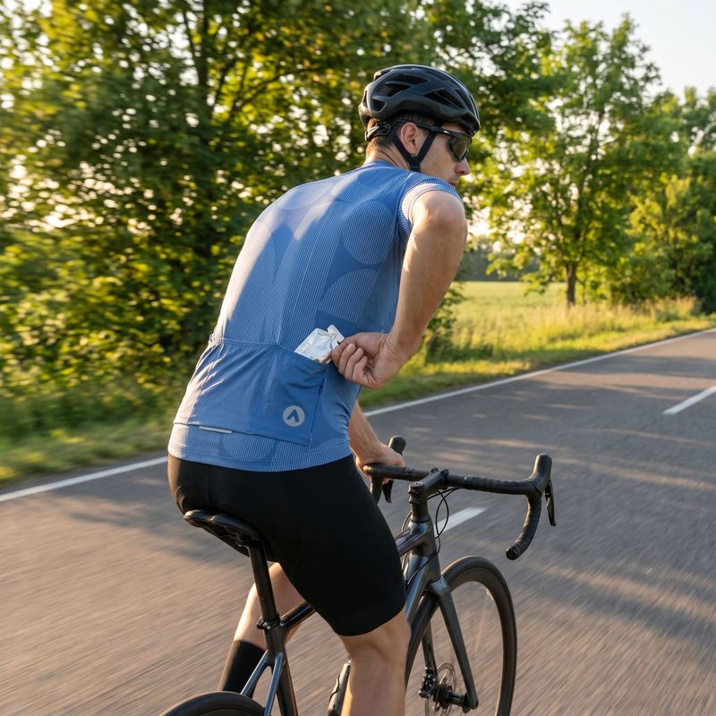 Pánské cyklistické tričko ATTABO Vites navy blue 13
