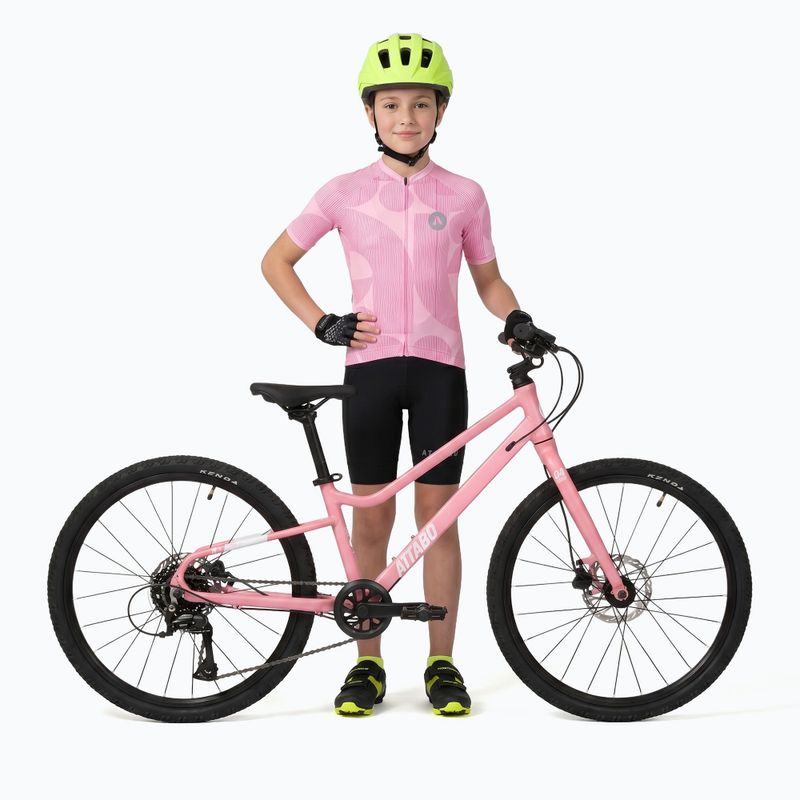 Dětskýé cyklistické tričko ATTABO Vites WMNS pink 5