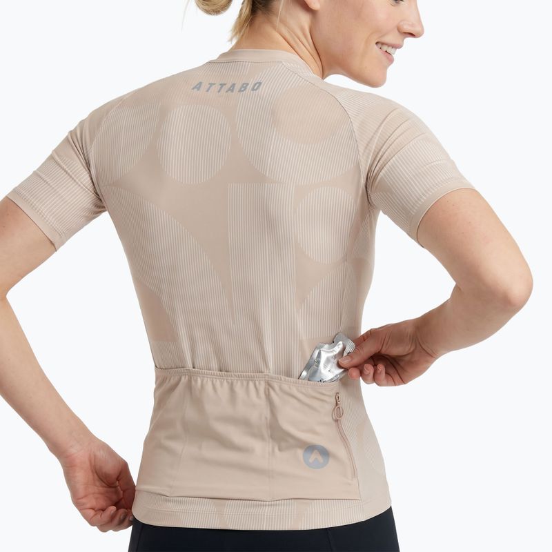 Dámské cyklistické tričko ATTABO Vites WMNS brown 4