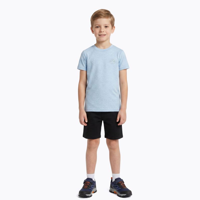 Dětské trekové tričko KADVA Merivra merino blue 3