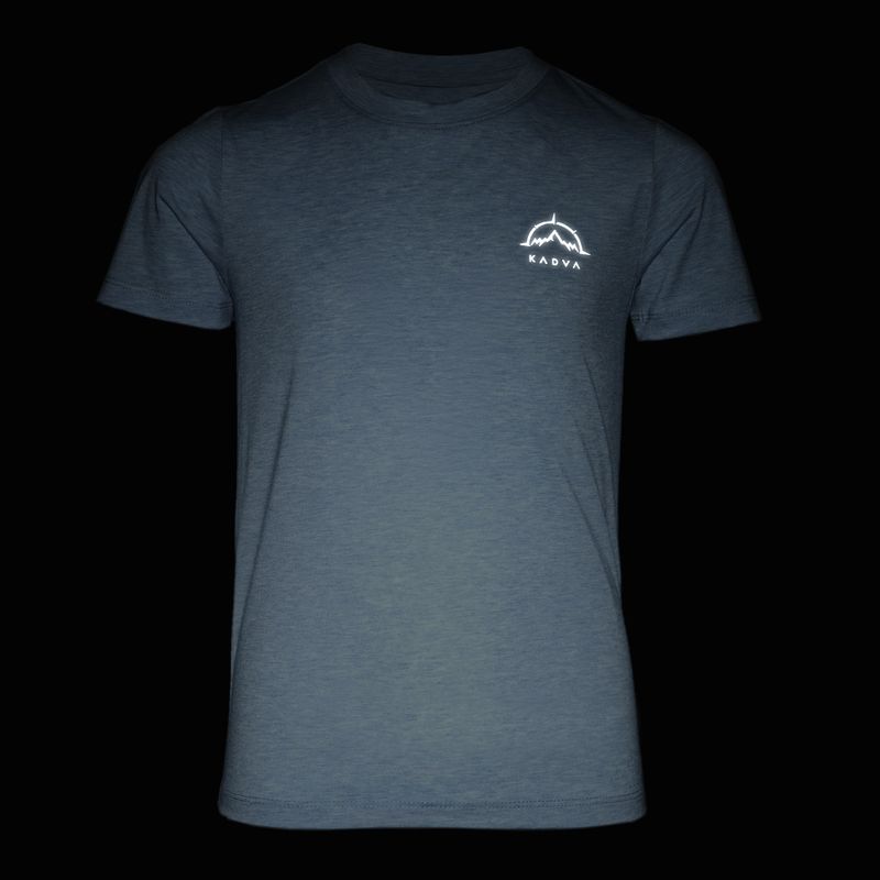 Dětské trekové tričko KADVA Merivra merino blue 5