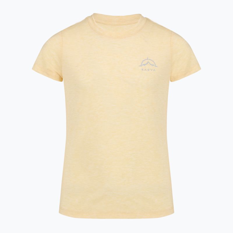 Dětské trekové tričko KADVA Merivra merino peach