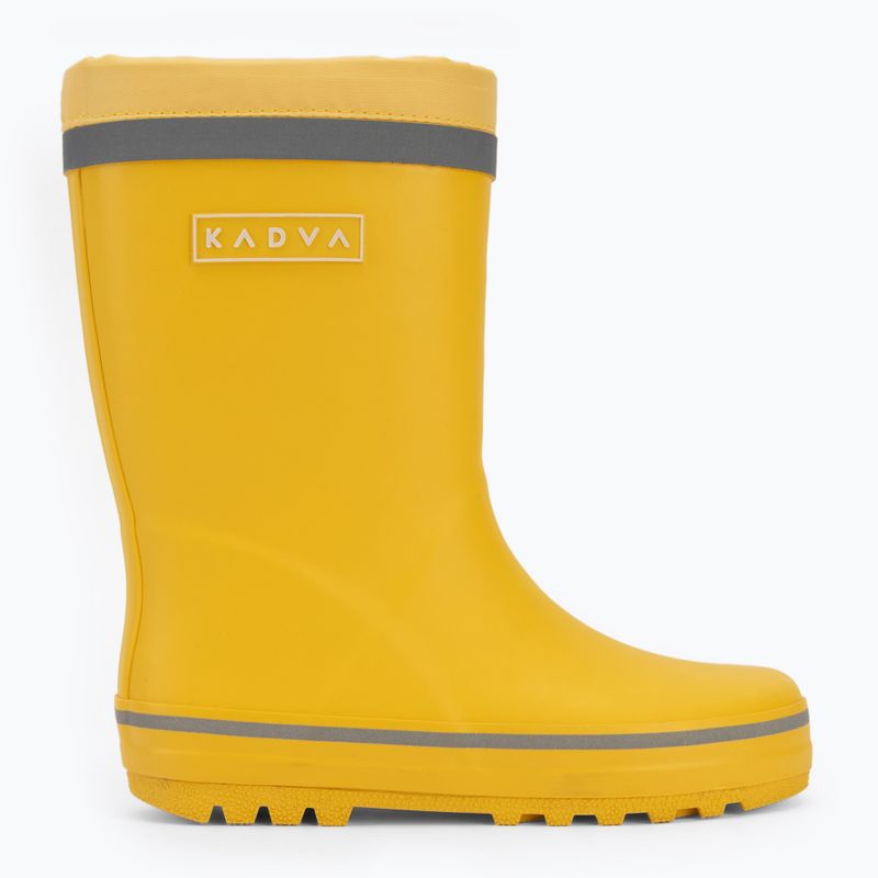 Dětské holínky KADVA PuddleProof JR s reflexními prvky žluté 12