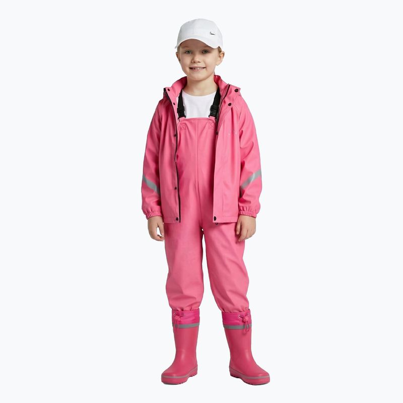 Dětské holínky KADVA PuddleProof JR s reflexními prvky růžové 2