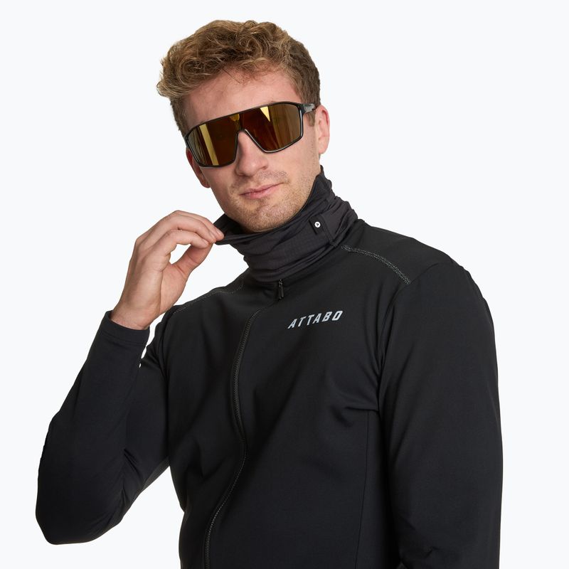 Cyklistický nákrčník ATTABO LOREEF MULTIFUNCTIONAL BAND zateplený black