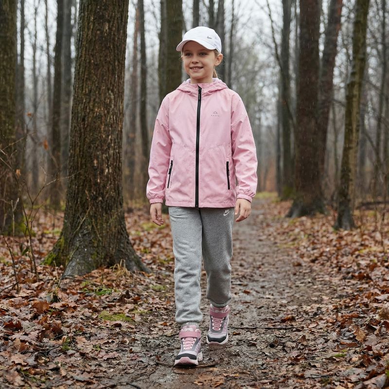 Dětská nepromokavá bunda KADVA Fory Jrb pink 10