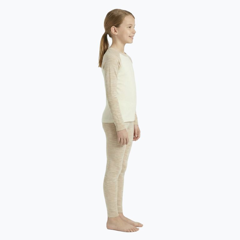 Dětská sada termoprádla WOOLCANO Merino SET0982 beige 2