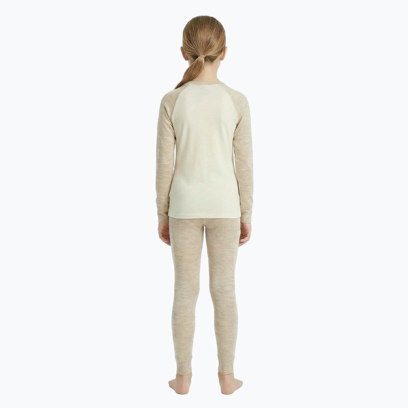 Dětská sada termoprádla WOOLCANO Merino SET0982 beige 3