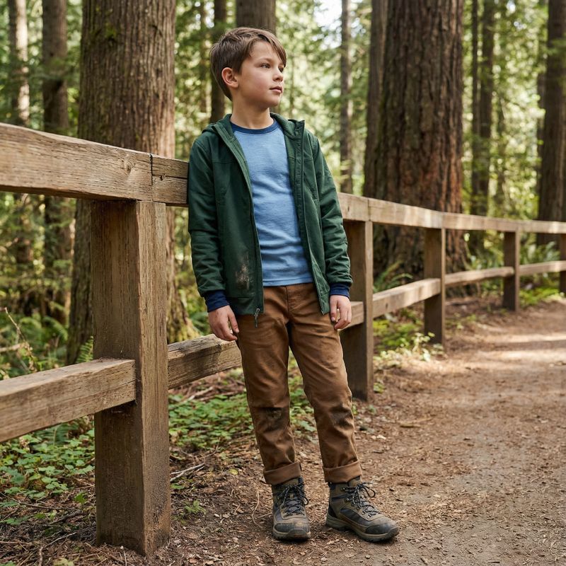 Dětská sada termoprádla WOOLCANO Merino SET0982 blue 7