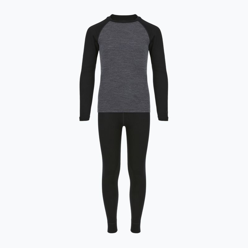 Dětská sada termoprádla WOOLCANO Merino SET0982 grey 8