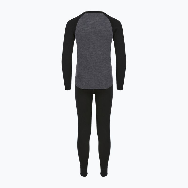 Dětská sada termoprádla WOOLCANO Merino SET0982 grey 9