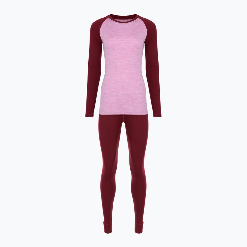 Sada termoprádla WOOLCANO Merino SET0980 purple 9