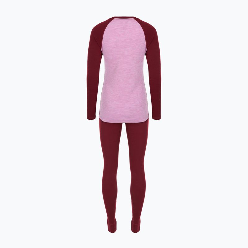 Sada termoprádla WOOLCANO Merino SET0980 purple 10