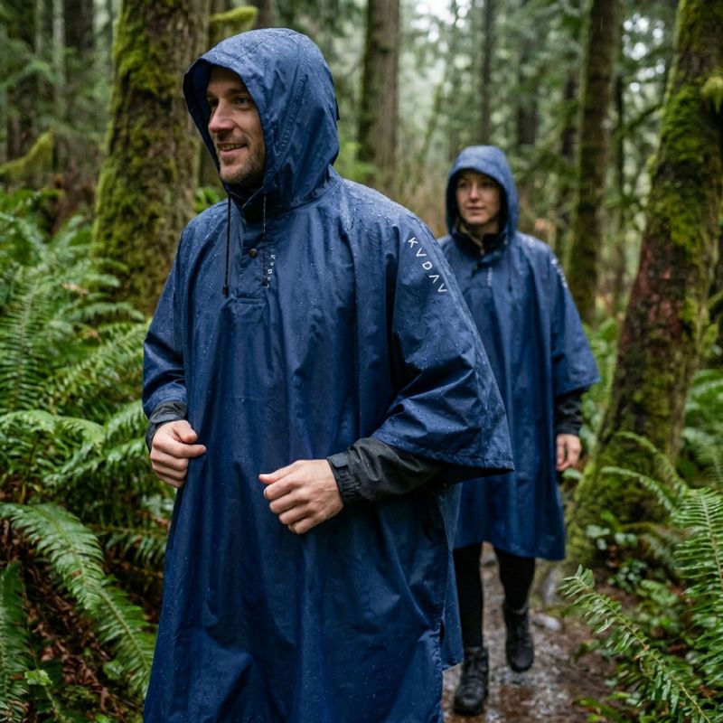 Pláštěnka proti dešti KADVA AquaDefend membrane 5000 navy blue 5