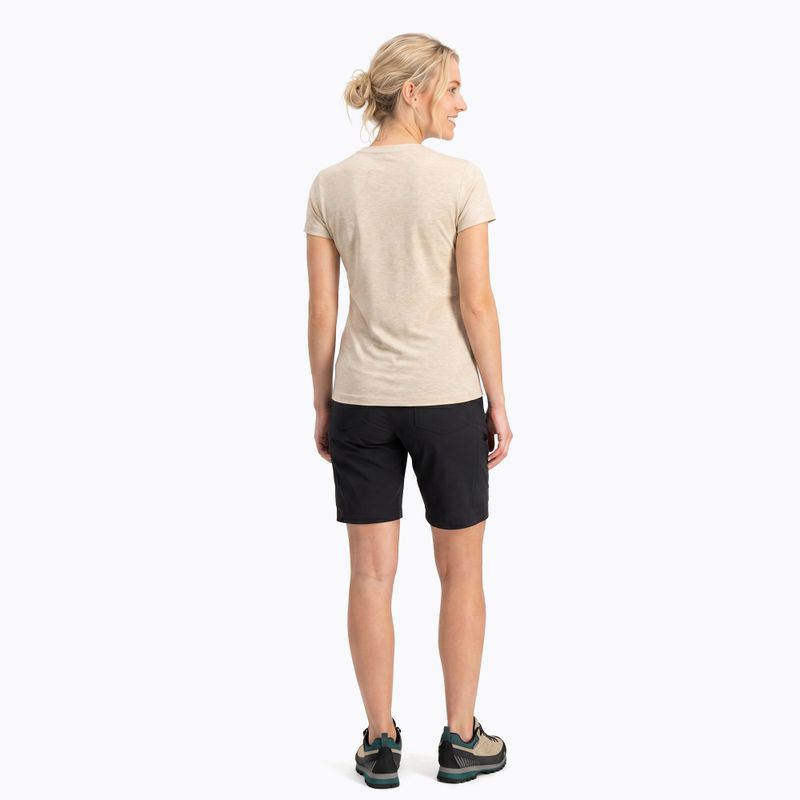 Dámské trekové tričko KADVA Merivra merino beige 2