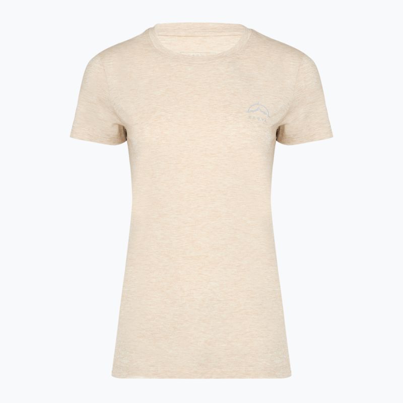 Dámské trekové tričko KADVA Merivra merino beige