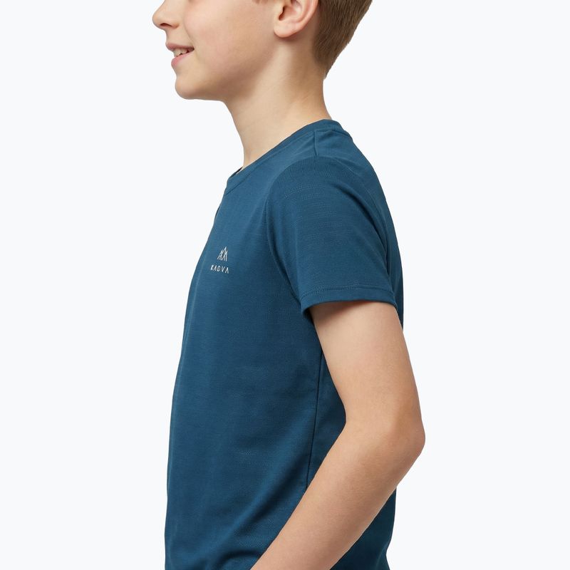 Dětské trekové tričko KADVA TrailCore breathable navy blue 4