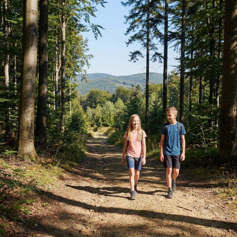 Dětské trekkingové tričko KADVA TrailCore prodyšné modré 5