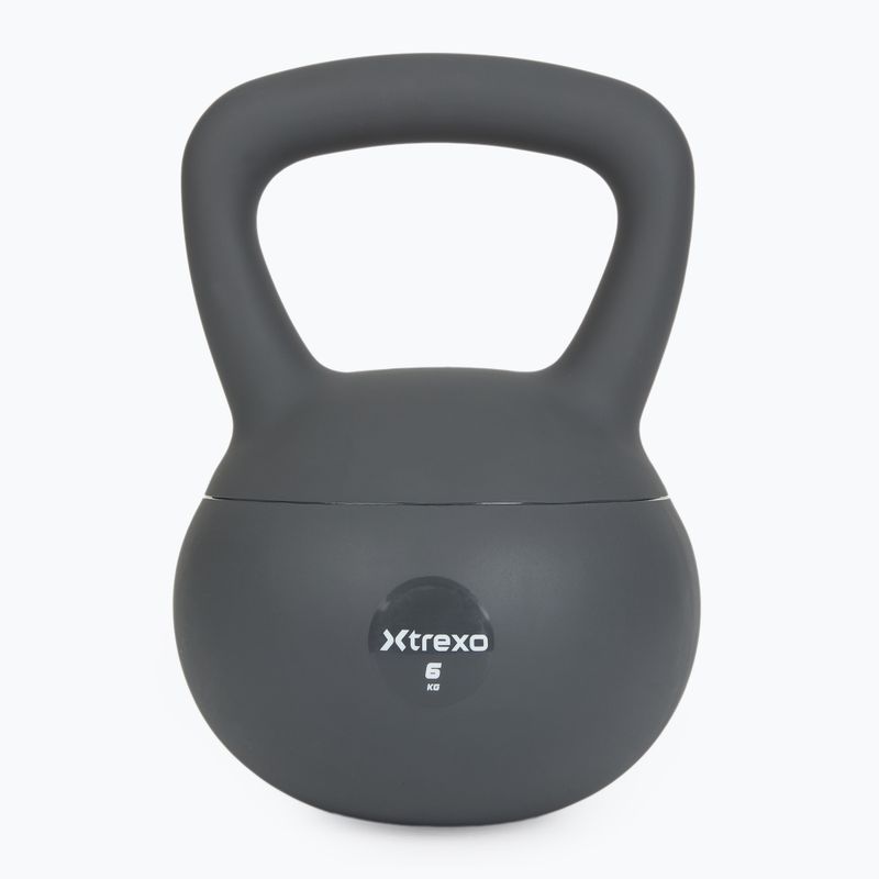Měkký kettlebell XTREXO 4 kg grey 7