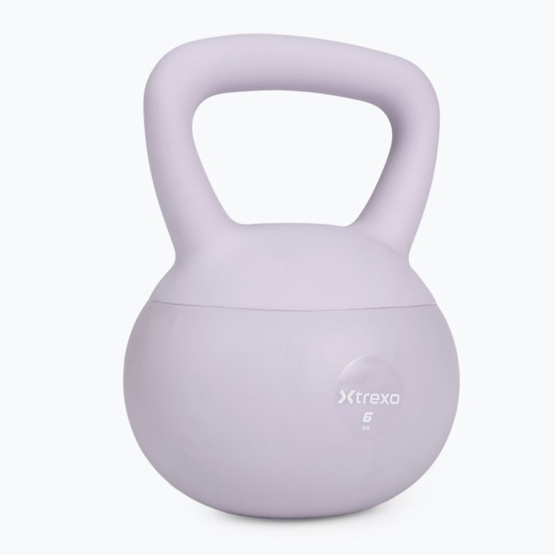 Kettlebell SOFT XTREXO 6 kg fialový 7