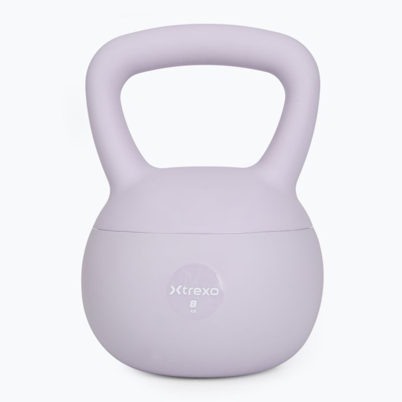 Kettlebell SOFT XTREXO 8 kg fialový 7