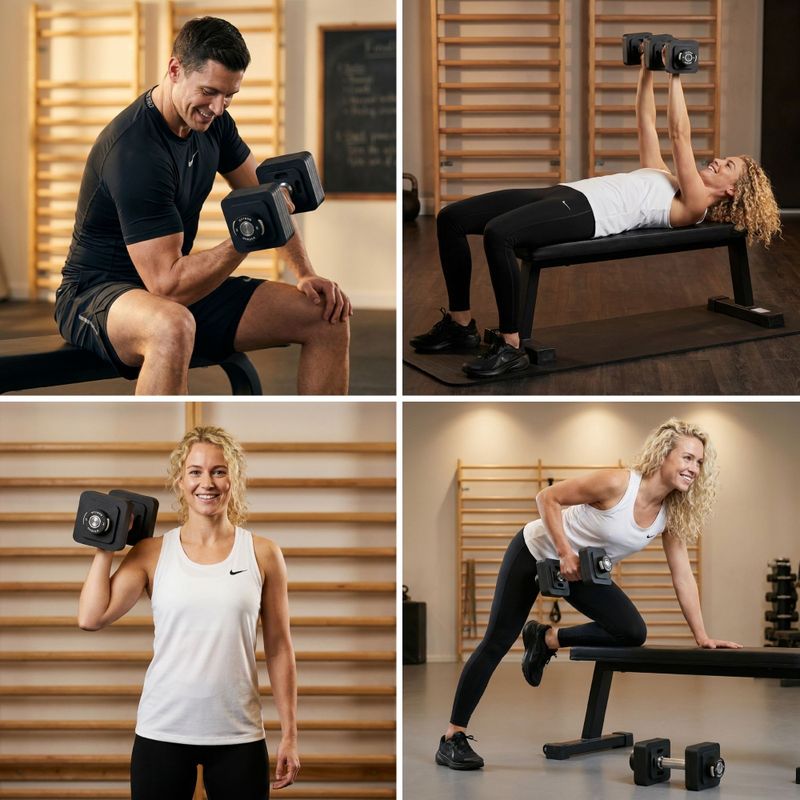 Nastavitelná činka XTREXO 15 kg black 5