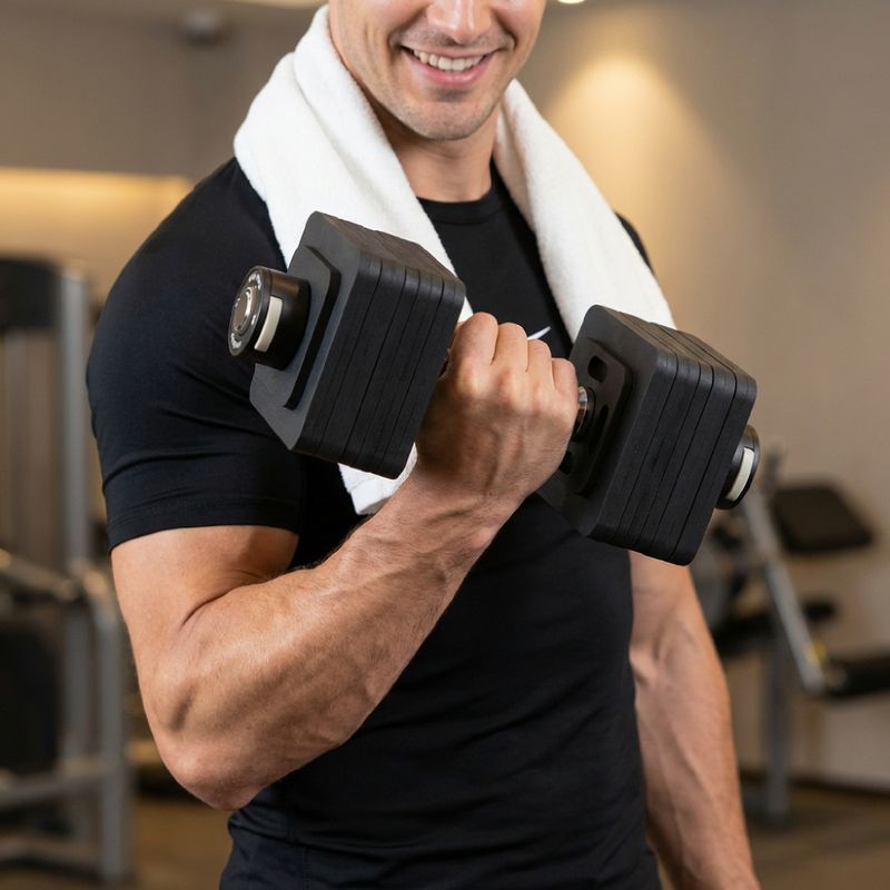 Nastavitelná činka XTREXO 23 kg black 3