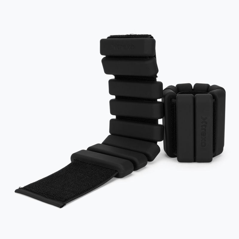 Závaží na kotníky a zápěstí  XTREXO SCULPT 2 x 1 kg black 3