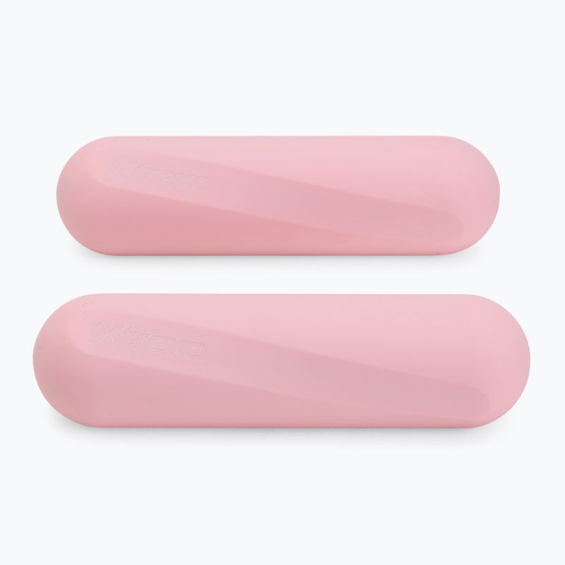 Sada činek XTREXO SCULPT 2 x 1 kg růžová 9