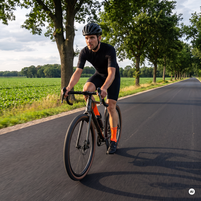 Cyklistické ponožky ATTABO Maxis Visible Pro 3 páry oranžové 3