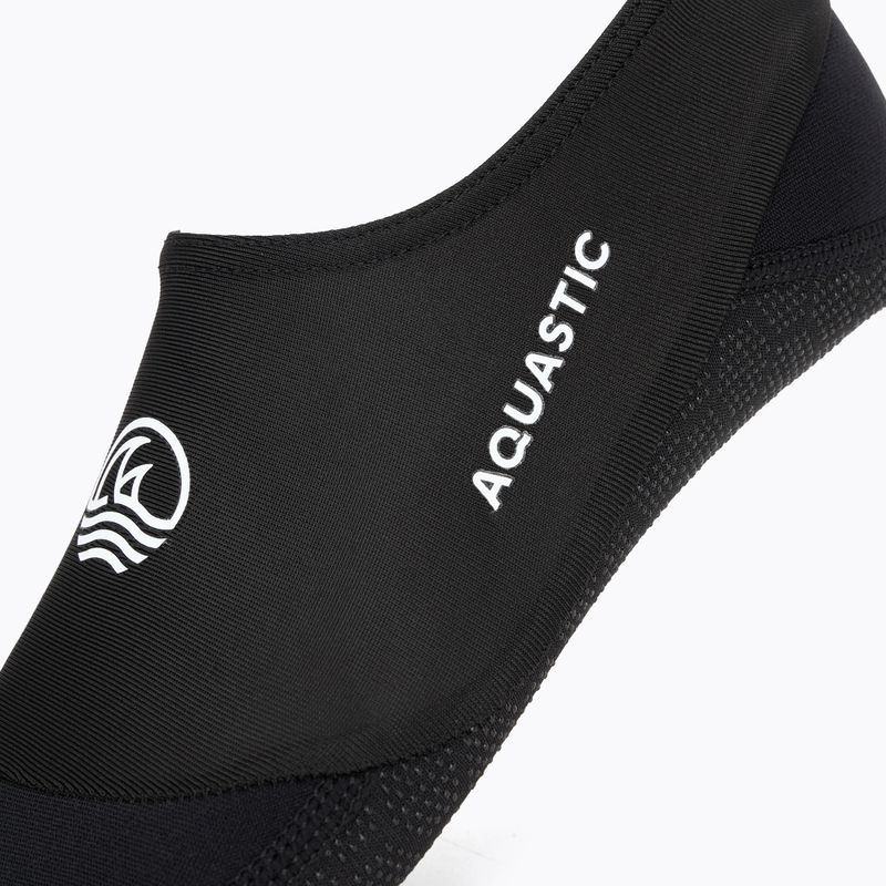 Ponožky bazénové AQUASTIC Seavie Anti-Slip czarny 5
