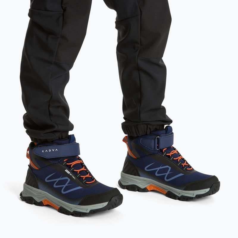 Dětské trekingové boty KADVA Rocky Trail Mid WaterProof Softshell modré 2
