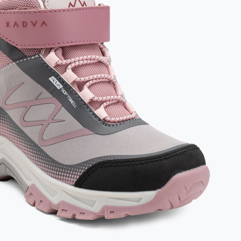 Dětské trekingové boty KADVA Rocky Trail Mid WaterProof Softshell šedé 10