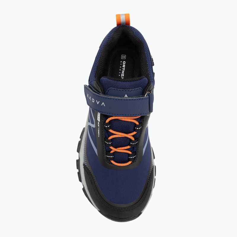 Dětské trekingové boty KADVA Rocky Trail Low WaterProof Softshell modré 8