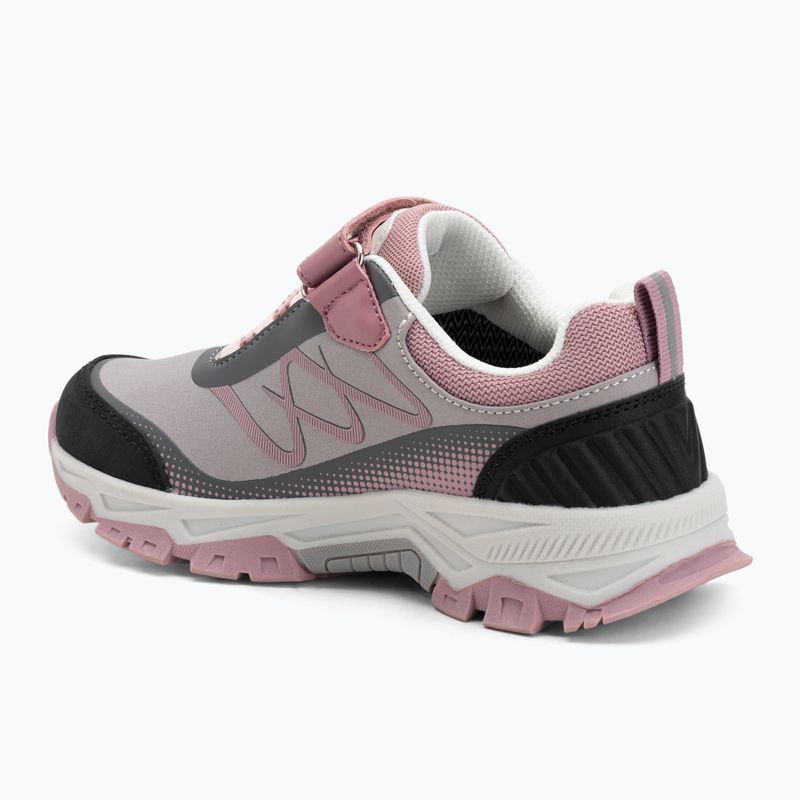 Dětské trekingové boty Kadva Rocky Trail Low WaterProof Softshell gray / pink 6