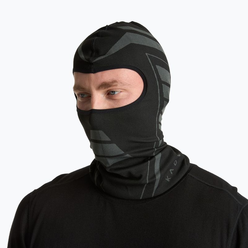 Komínková čepice KADVA Elevate Seamless černá 3