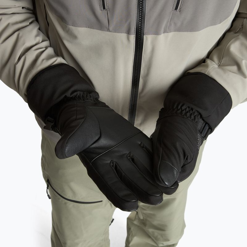 Lyžařské rukavice KADVA Mountain Flow Pro kožené 3M Thinsulate black 2
