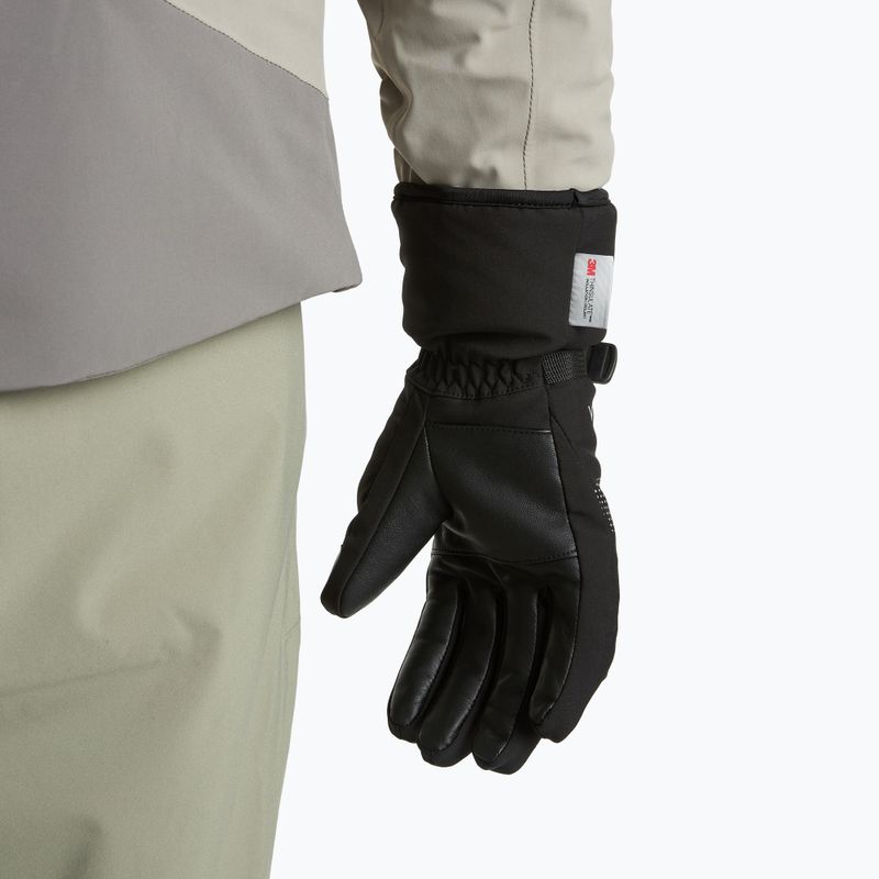 Lyžařské rukavice KADVA Mountain Flow Pro kožené 3M Thinsulate black 4