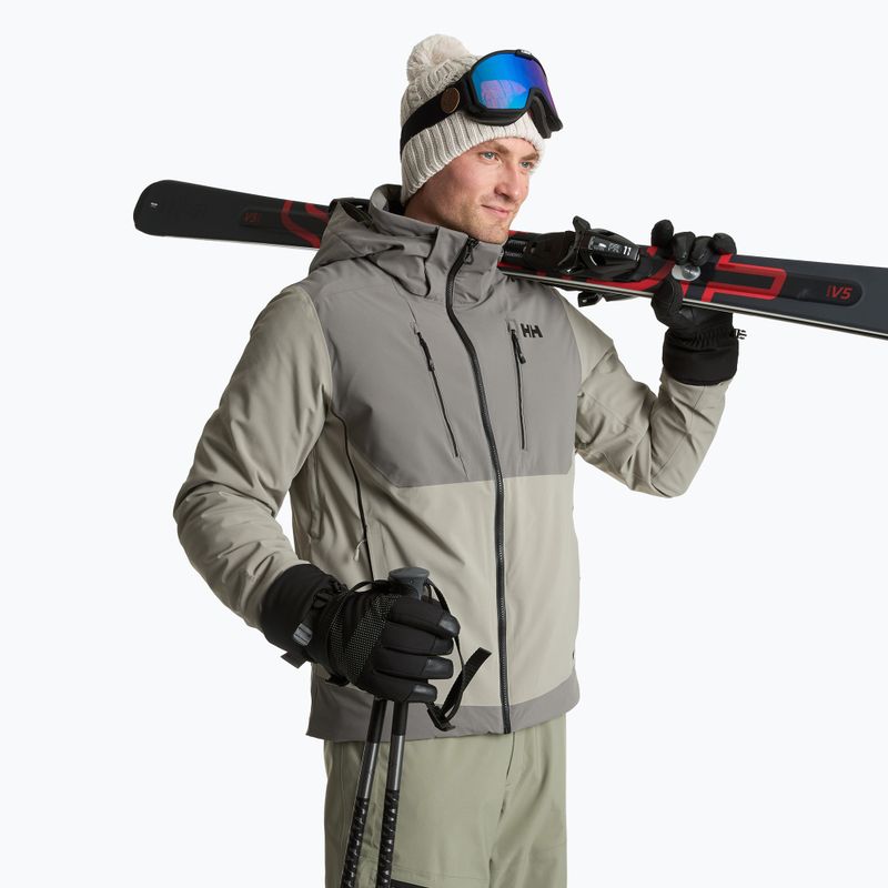 Lyžařské rukavice KADVA Mountain Flow Pro kůže 3M Thinsulate černé 6