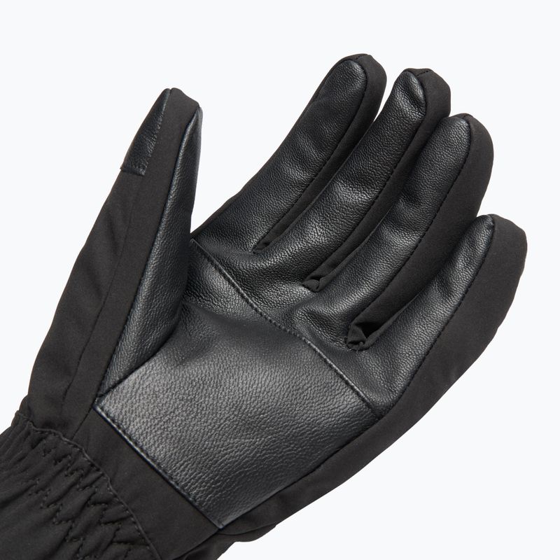 Lyžařské rukavice KADVA Mountain Flow Pro kožené 3M Thinsulate black 9